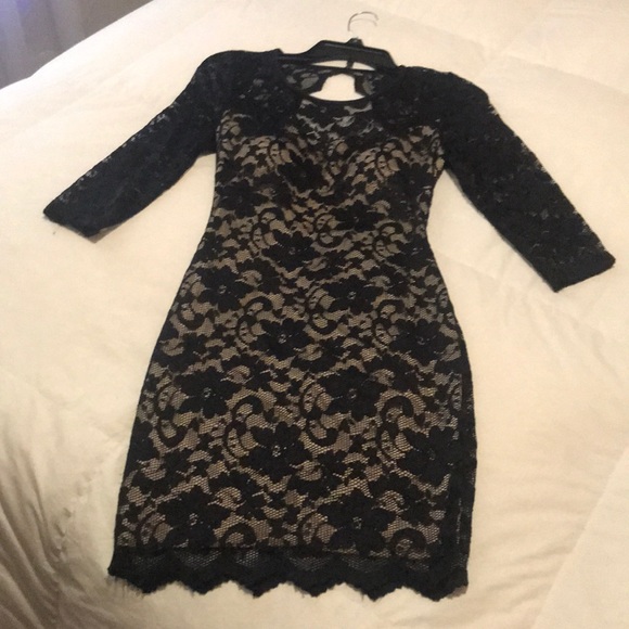 WINDSOR Navy Blue dress. - Picture 5 of 7